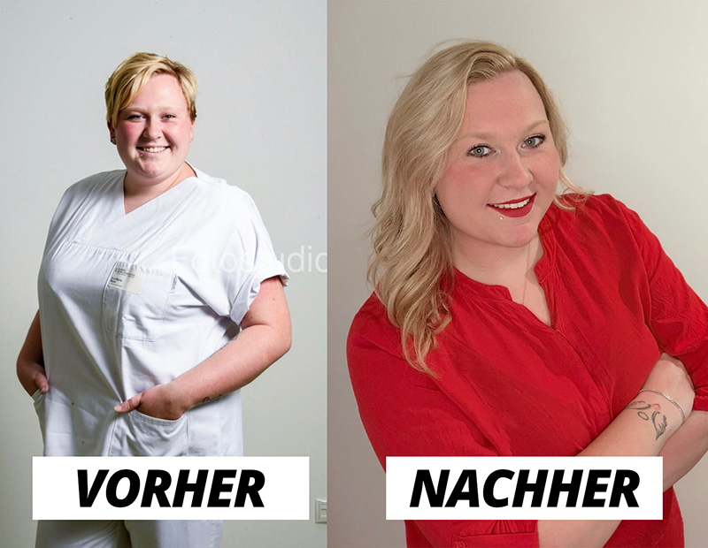 Eva-Maria Bloch vorher und nachher